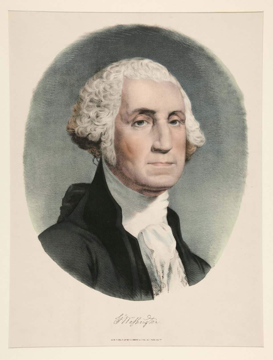 Gitmek. Washington by Currier and Ives