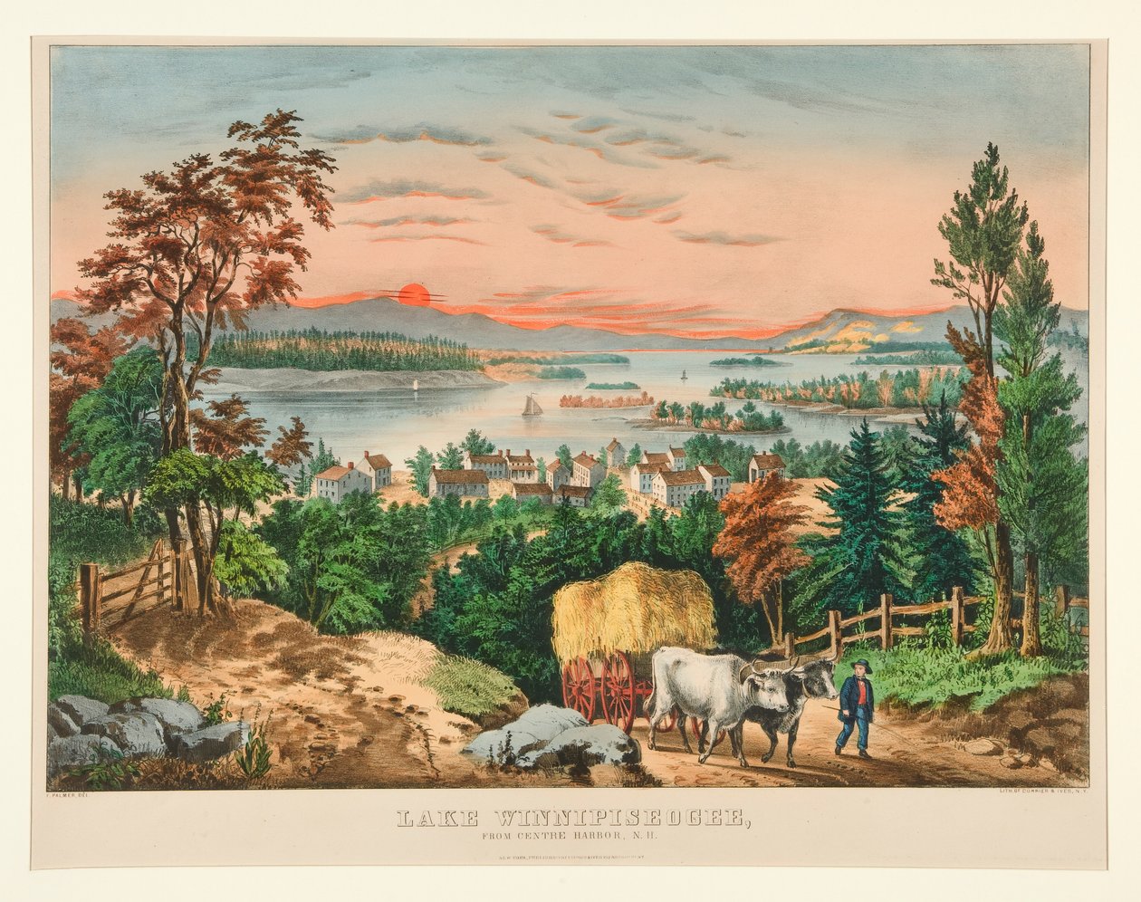 Winnipiseogee Gölü, Centre Harbor, NH