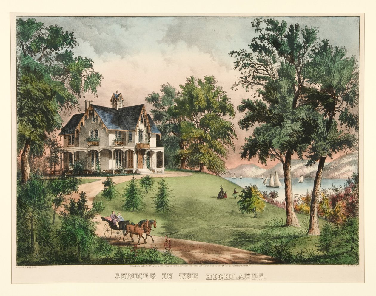 Yaylalarda Yaz by Currier and Ives