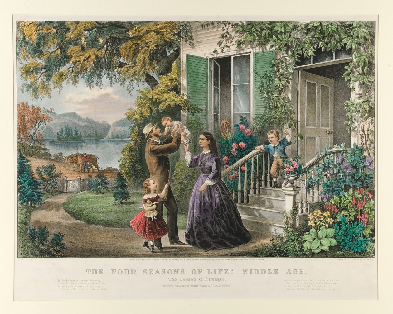 Hayatın Dört Mevsimi: Orta Çağ by Currier and Ives