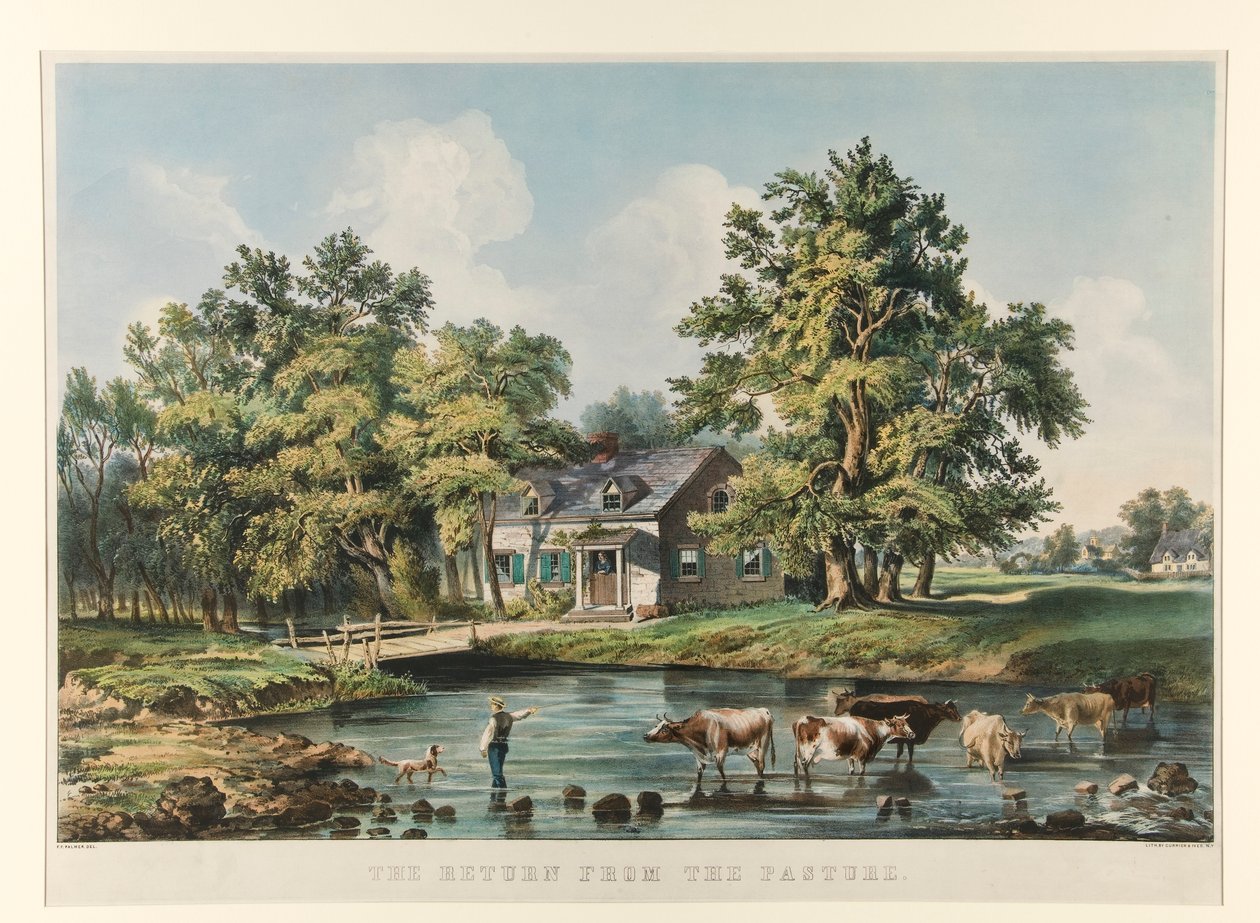 Çayırdan Dönüş by Currier and Ives