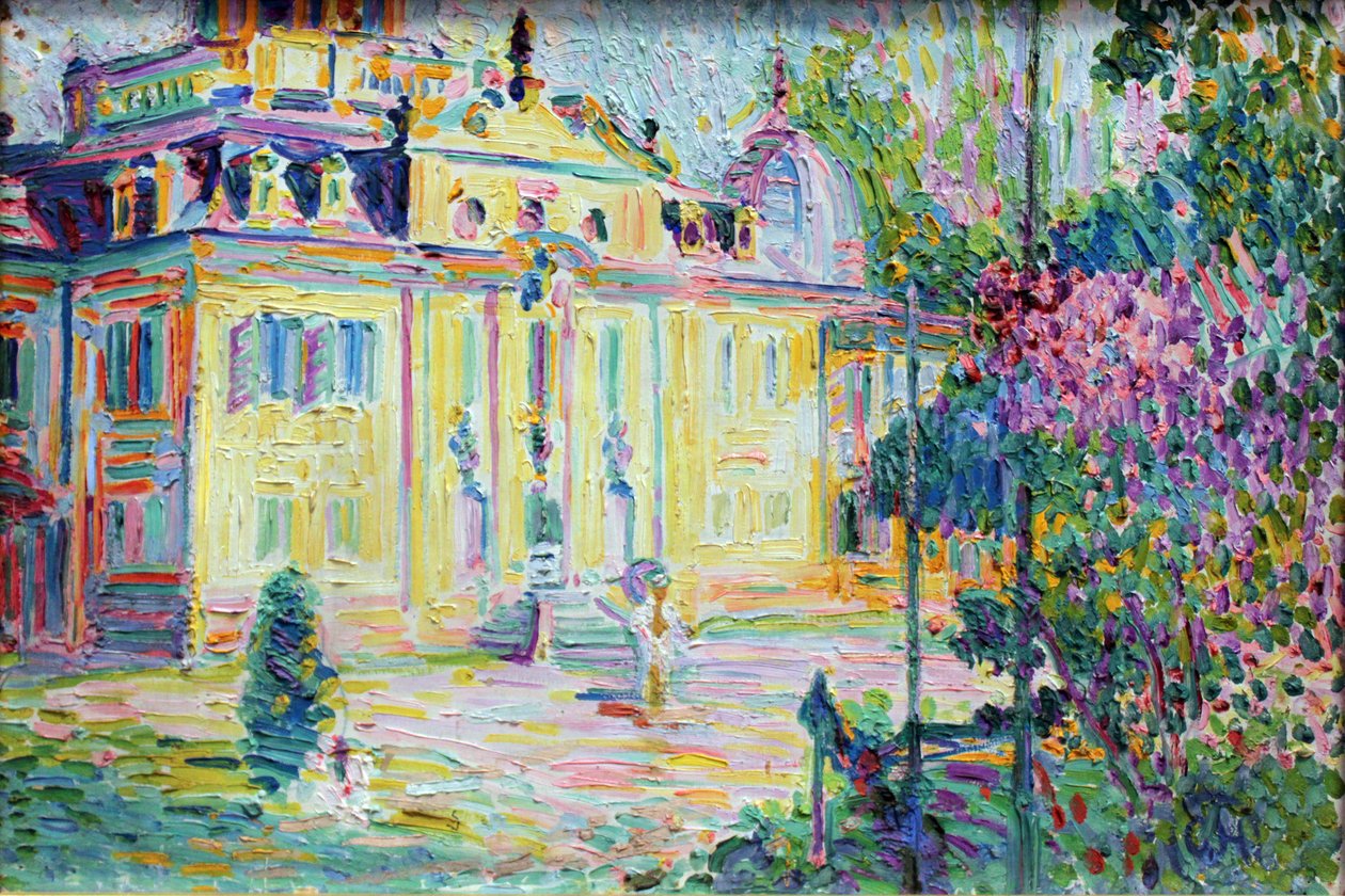 Weimar yakınlarındaki Belvedere Sarayı by Curt Herrmann