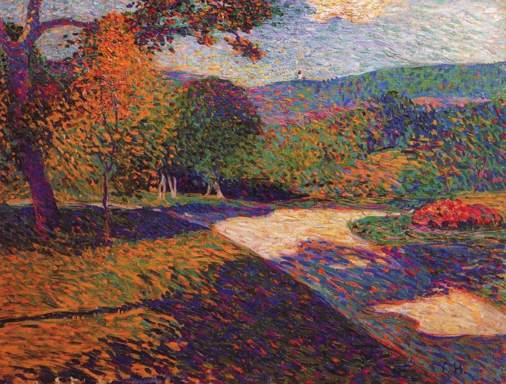 Wiesent vadisi manzaralı yazlık park yolu by Curt Herrmann