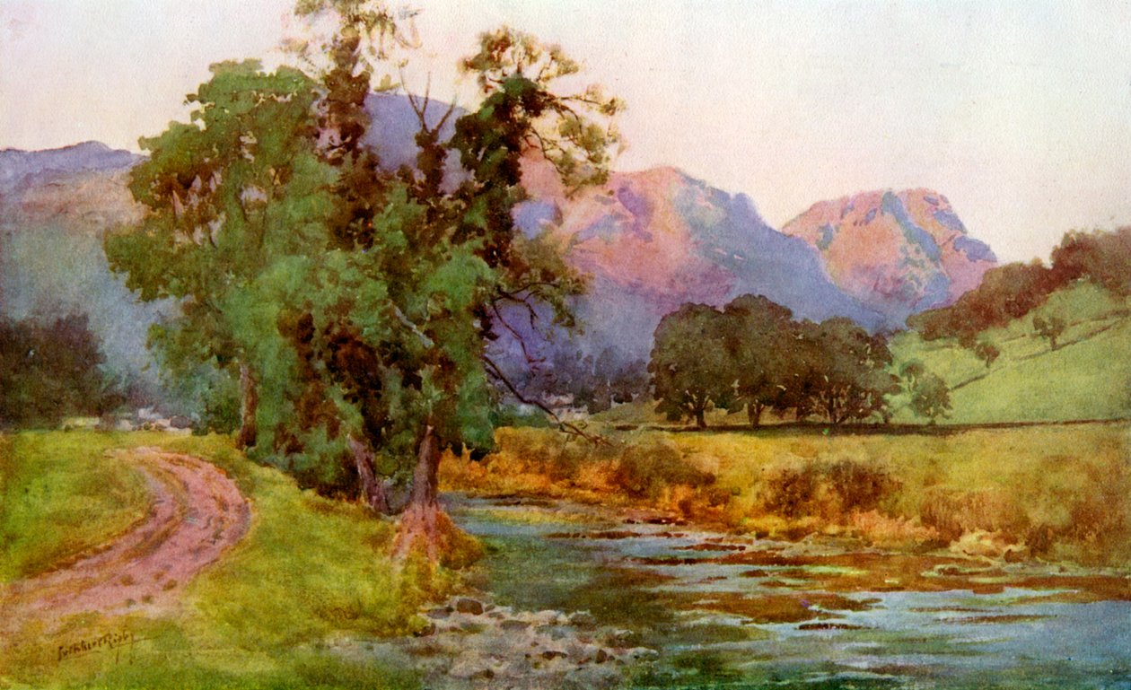 Yewdale Kayalıkları, Coniston, Cumbria, 1924-1926 by Cuthbert Rigby