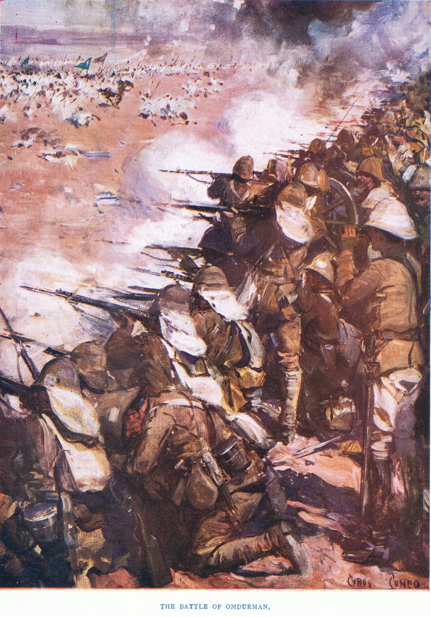 Omdurman Savaşı 1898, 1915 by Cyrus Cuneo