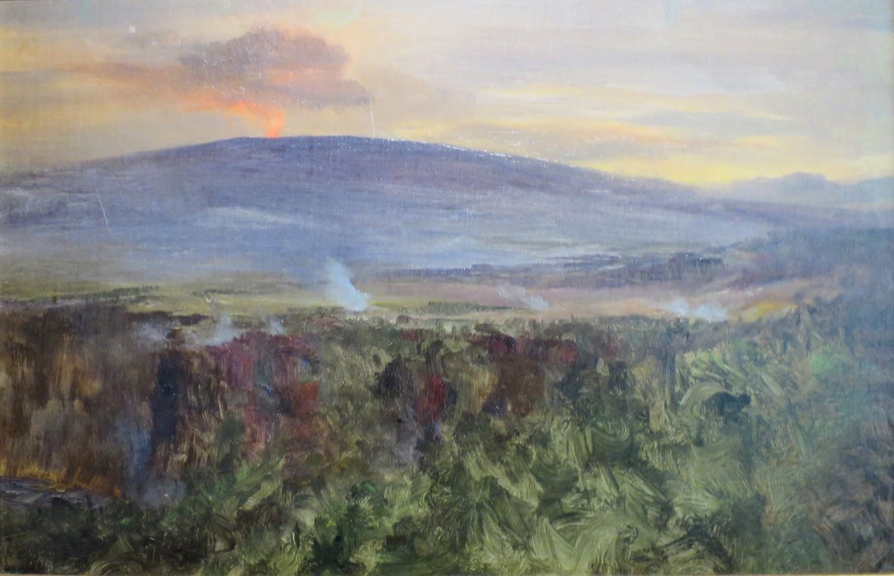 Kilauea patlaması by D. Howard Hitchcock