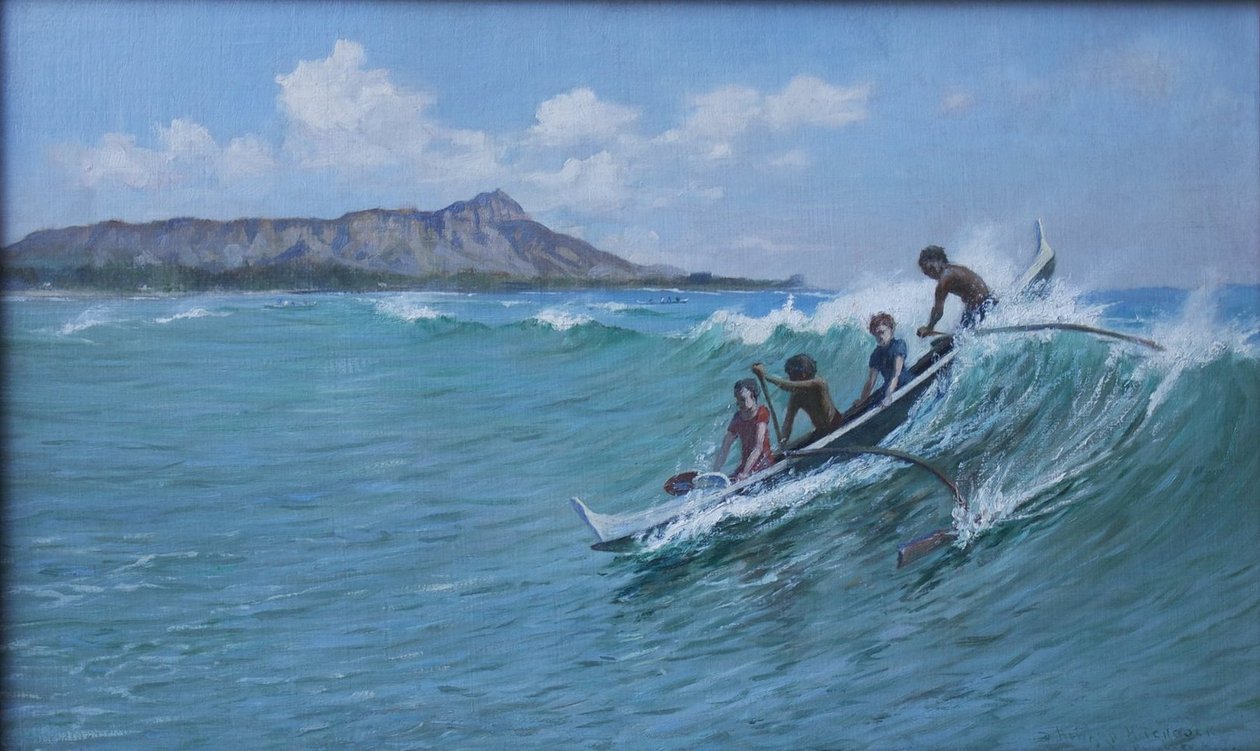 Kano Sörfü, Waikiki by D. Howard Hitchcock