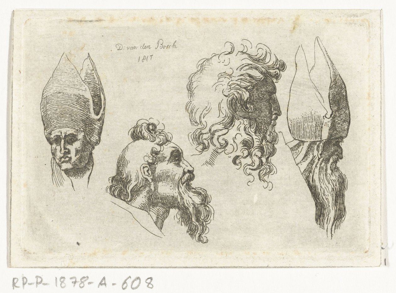 Dört başlı, ikisi gönyeli çalışma sayfası by D. van den Bosch