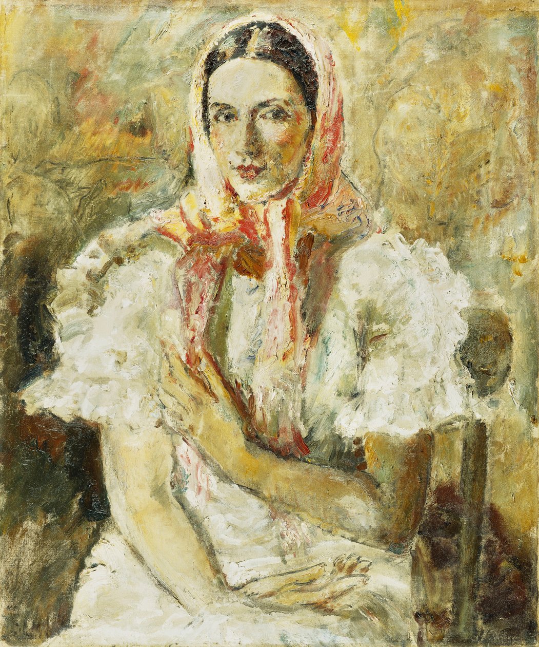 Rus Köylü Kızı, Olga Eliena by Dame Ethel Walker