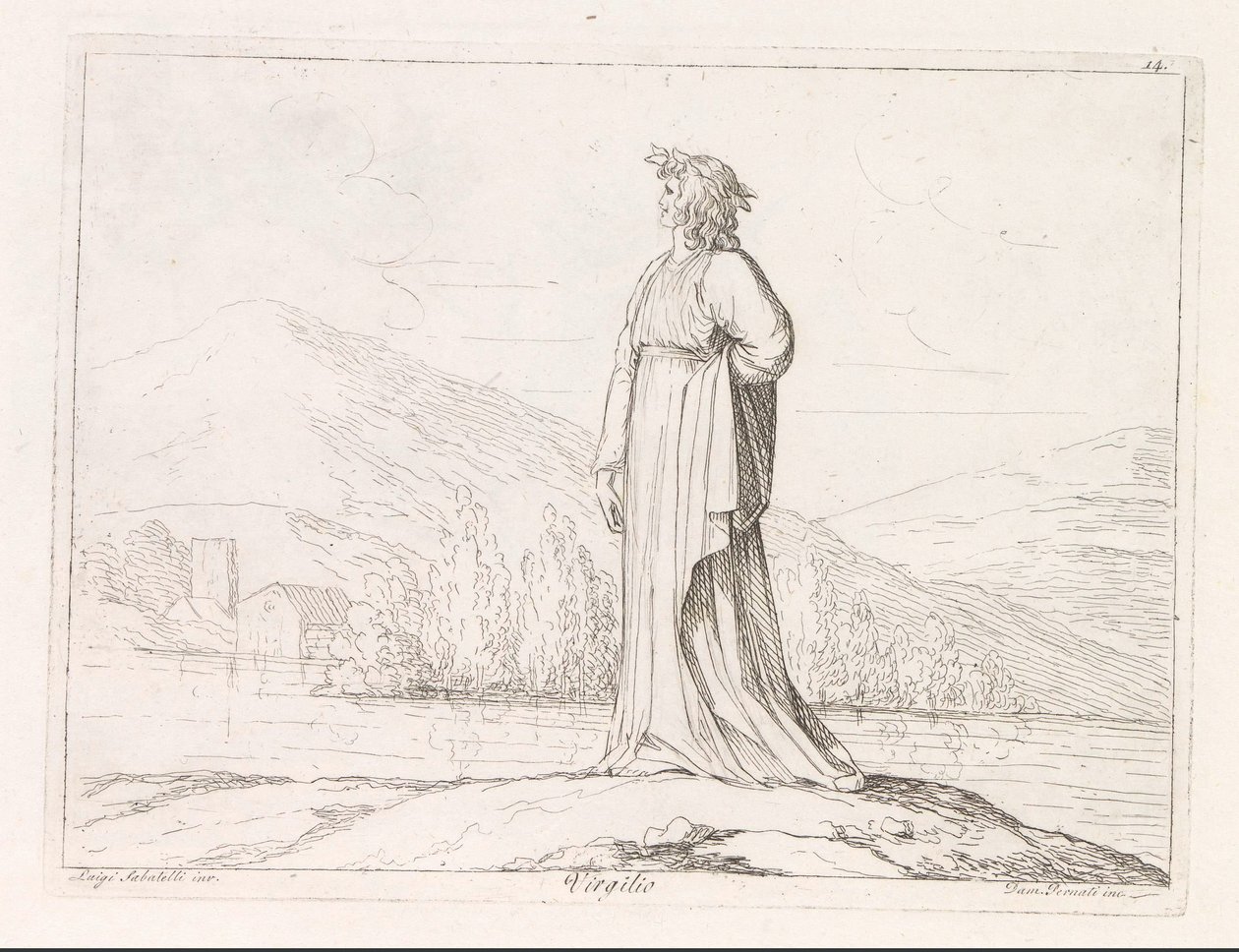 Virgilius Virgil (nesne üzerindeki başlık) by Damiano Pernati