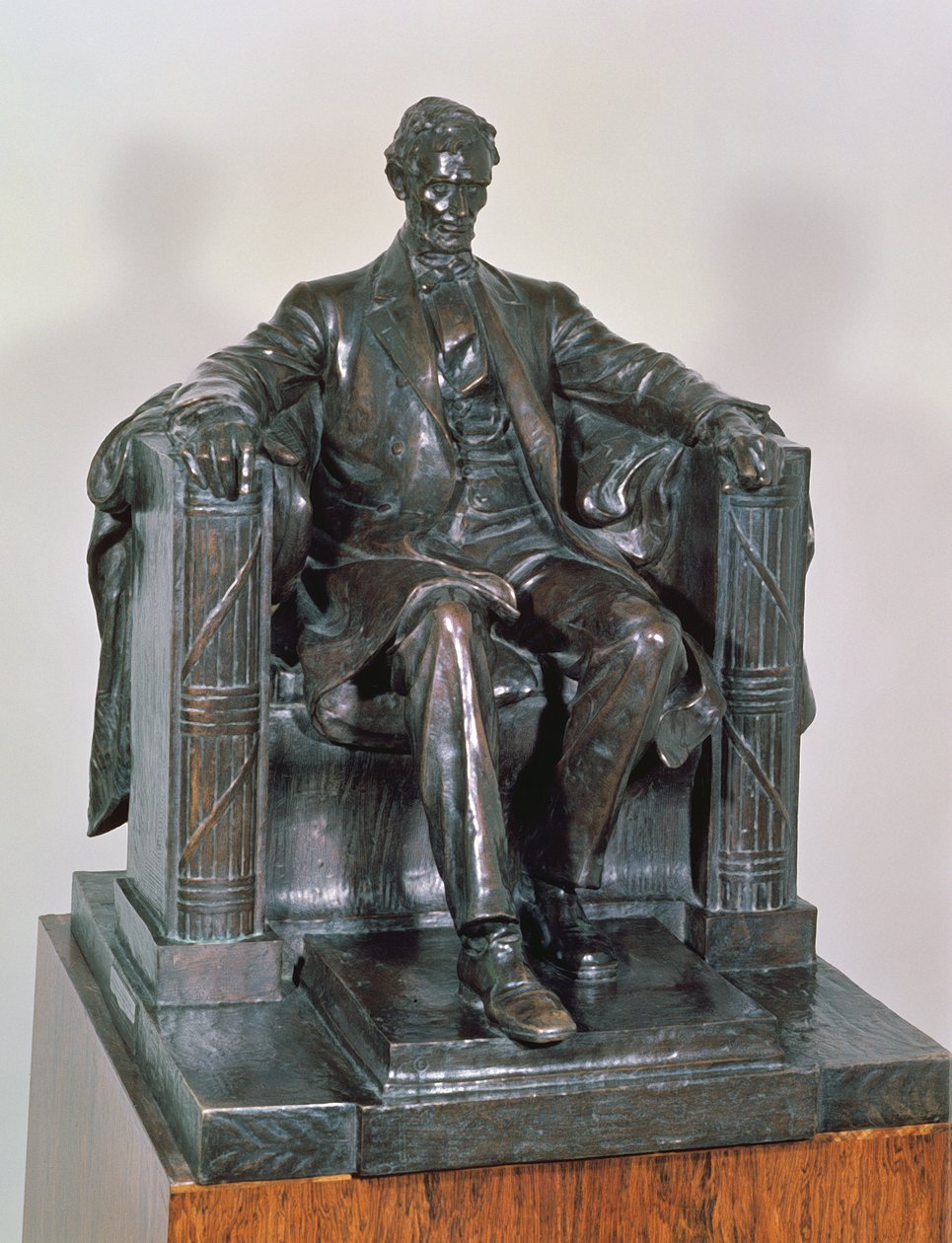 Abraham Lincoln, 1920'ler (bronz) by Daniel Chester French