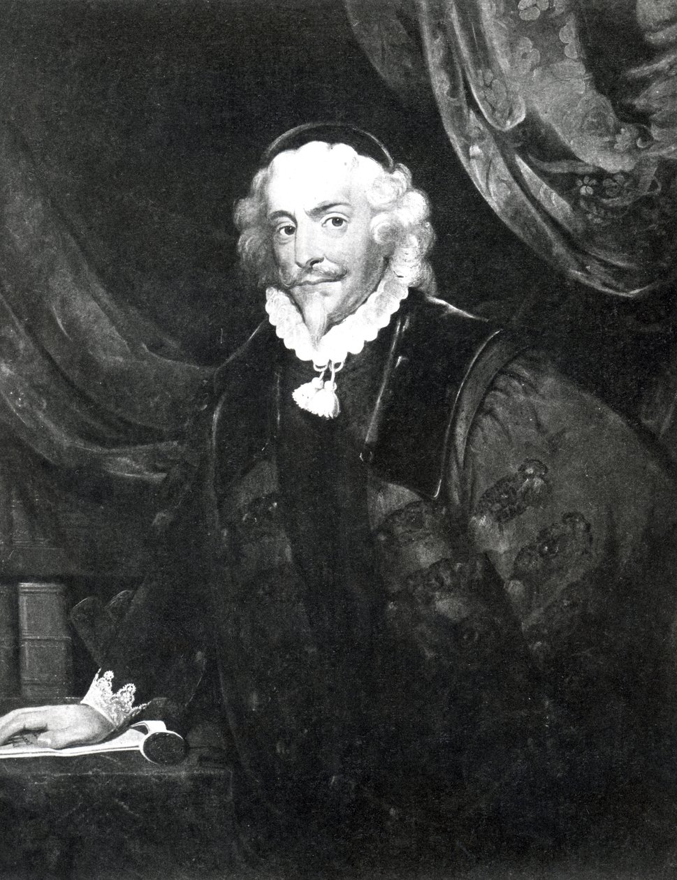 Maister Peter Lowe (fotogravür) by Daniel Mytens