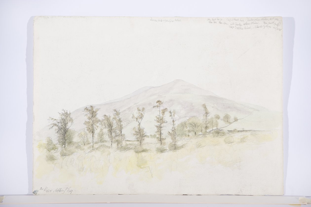 New Abbey yakınlarında, c.1916 (kağıt üzerinde kalem ve tuvalet) by Daniel Oliver