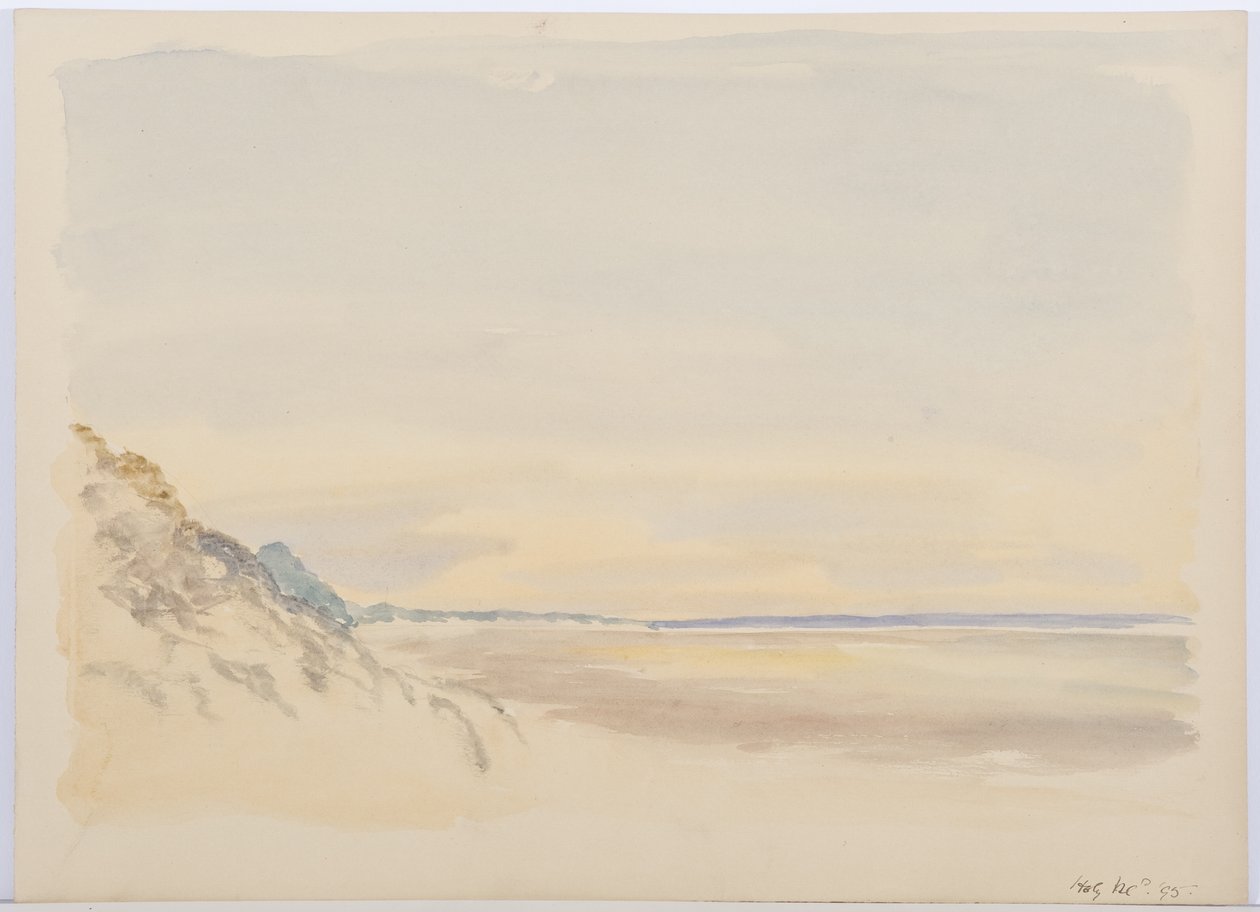 c.1916 (kağıt üzerinde kalem ve tuvalet) by Daniel Oliver