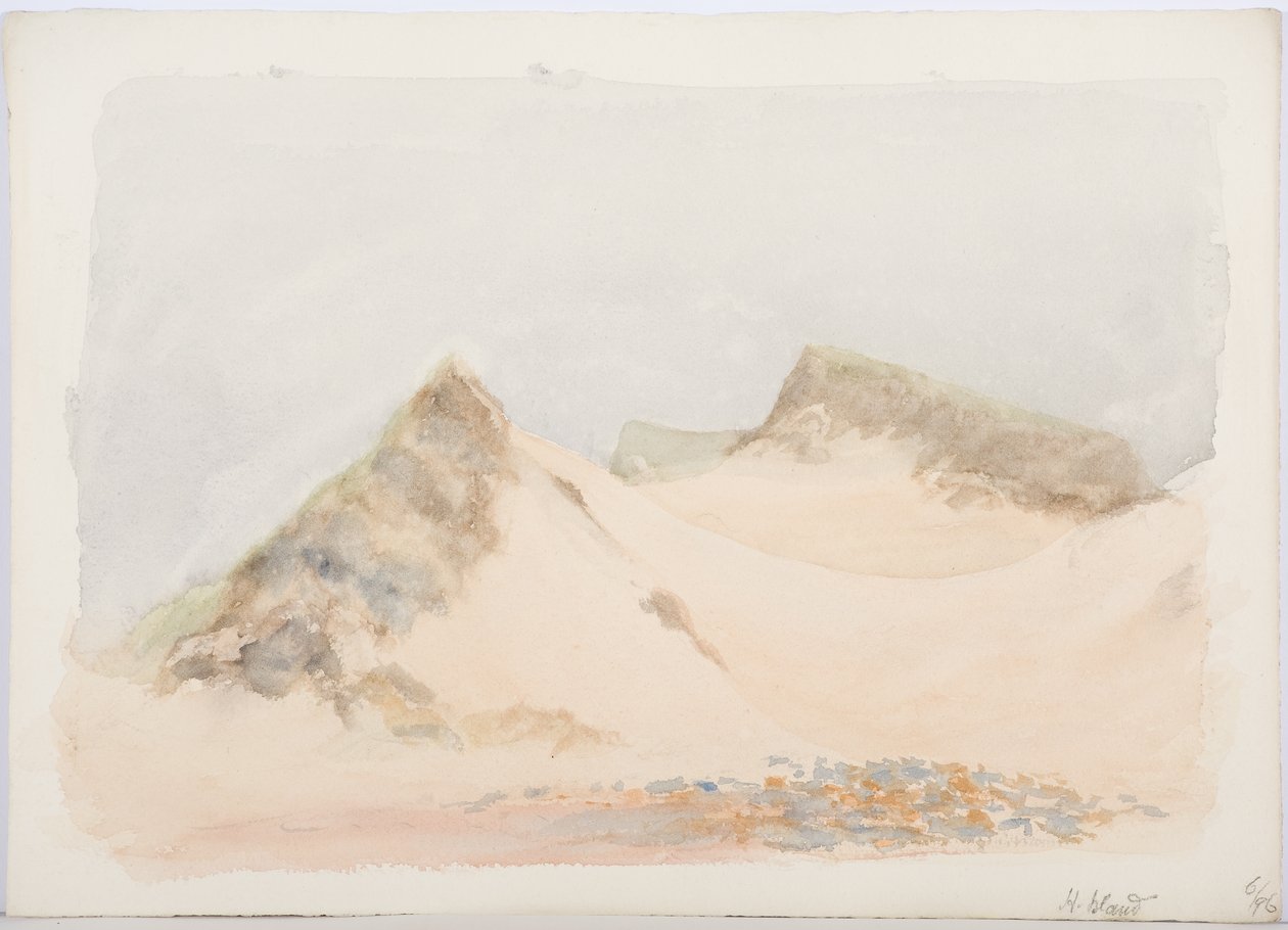 c.1916 (kağıt üzerinde kalem ve tuvalet) by Daniel Oliver