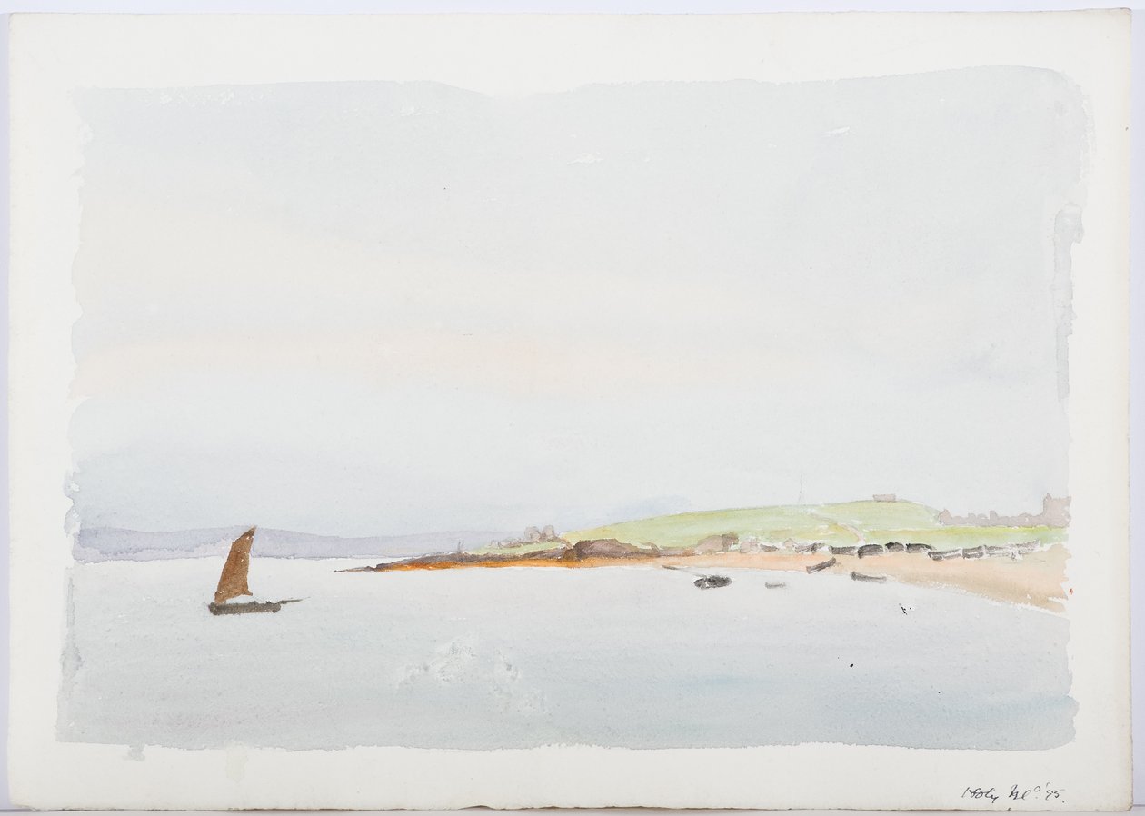 c.1916 (kağıt üzerinde kalem ve tuvalet) by Daniel Oliver