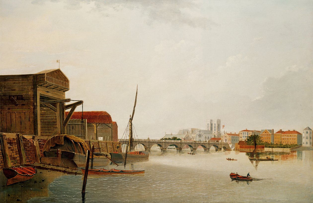 Westminster Köprüsü (petrol) by Daniel Turner