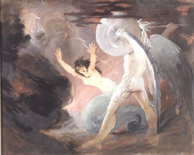Mitolojik Bir Sahne (guaj) by Daniel Maclise