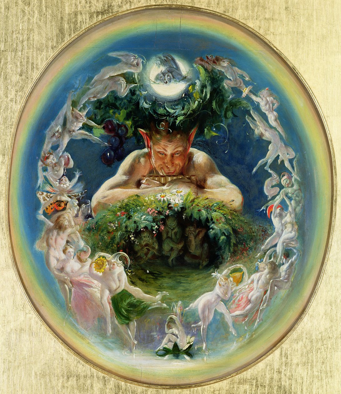 Faun ve Periler, c.1834 by Daniel Maclise