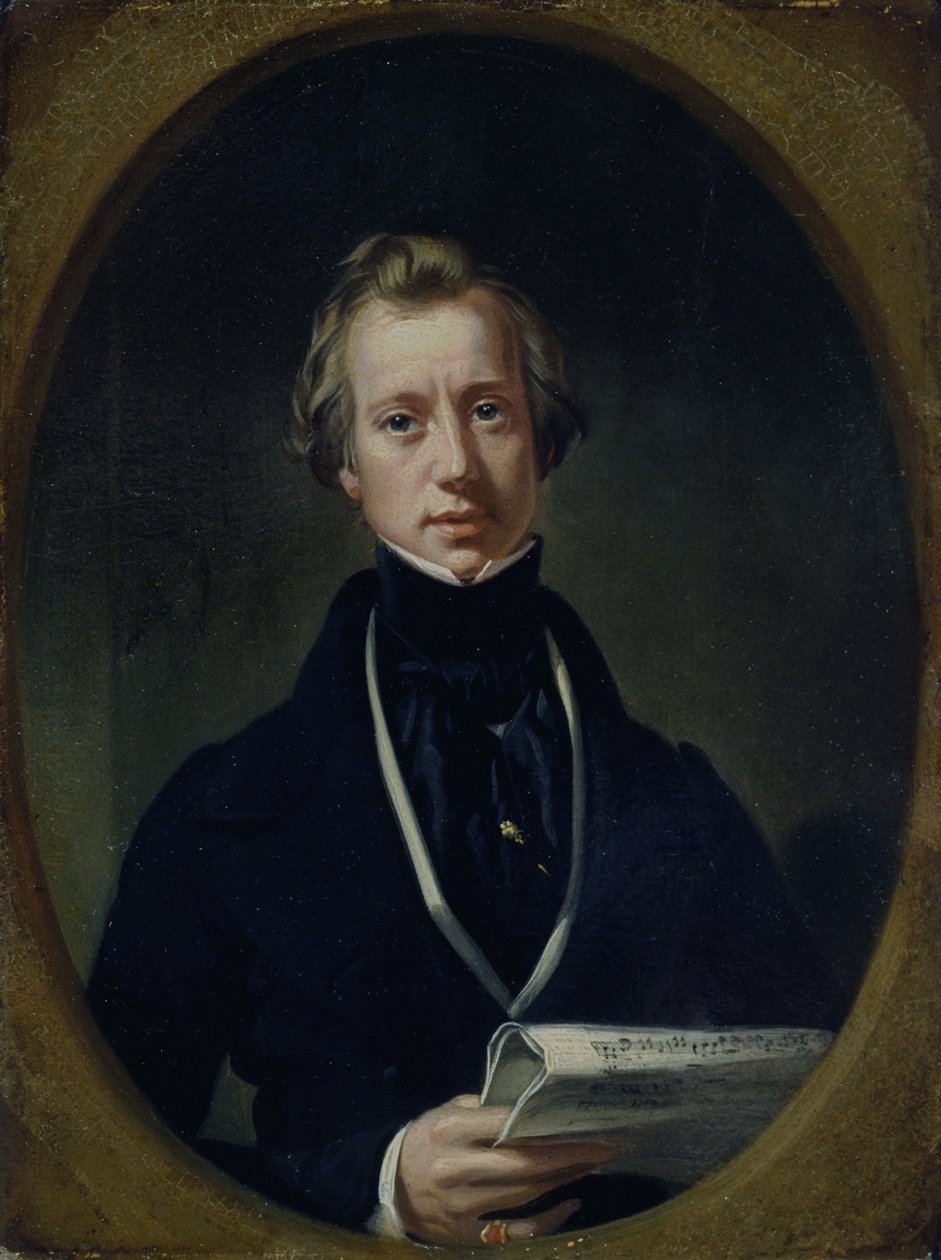 John Orlando Parry (değirmende yağlıboya) by Daniel (1806 70) Maclise