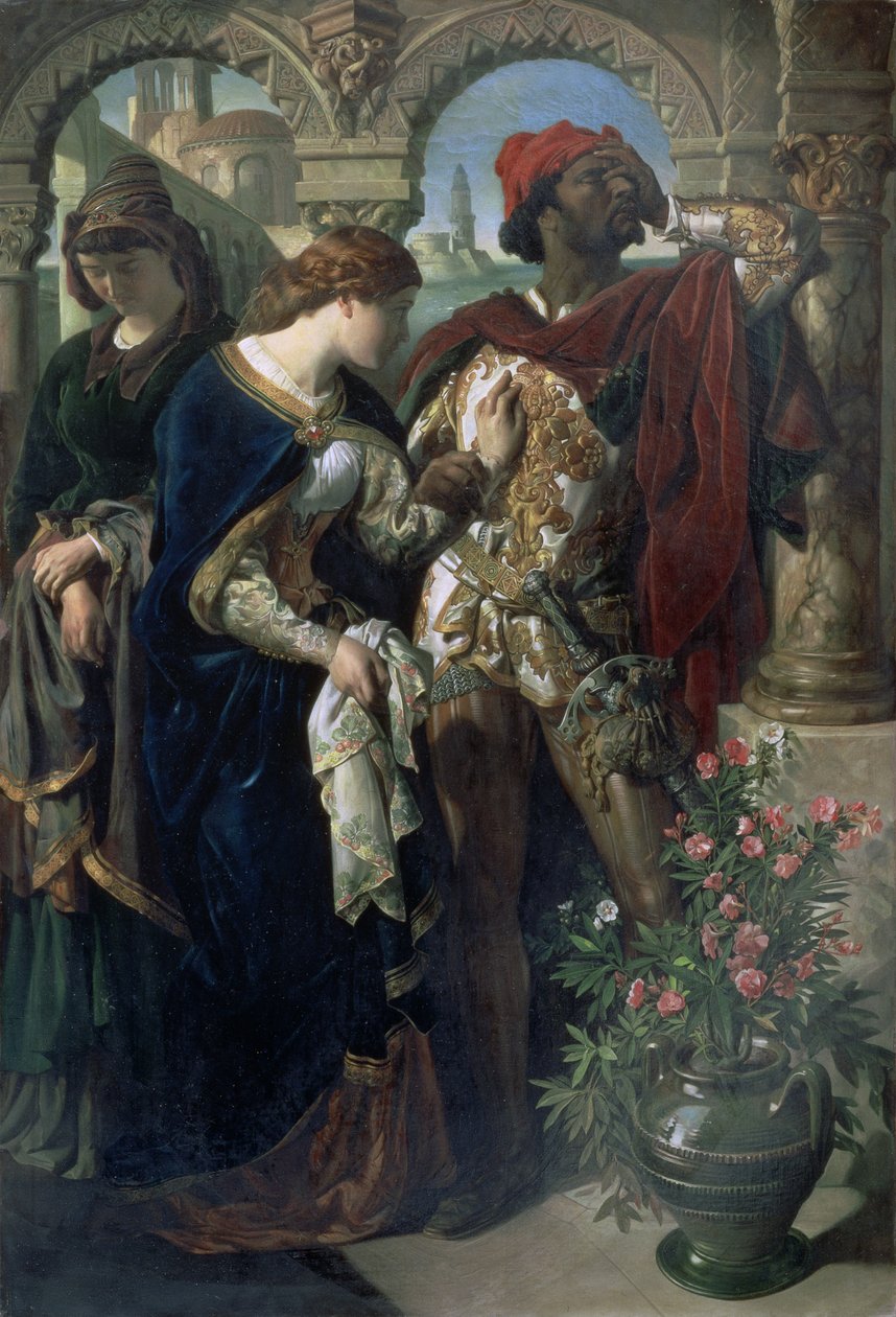 Othello, Desdemona ve Emilia by Daniel Maclise