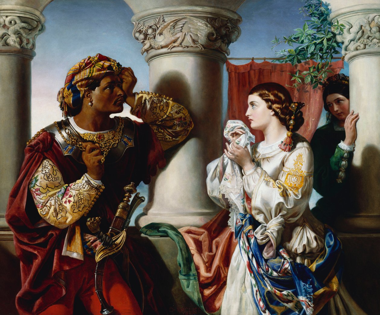 Othello ve Desdemona by Daniel Maclise