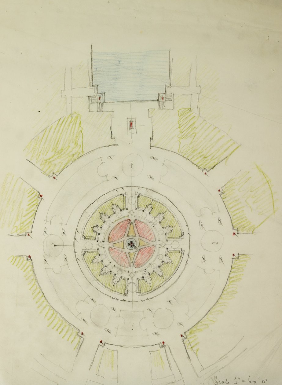 Potomac Round Point, Washington D.C., Plan Sketch, 1909. by Daniel Burnham