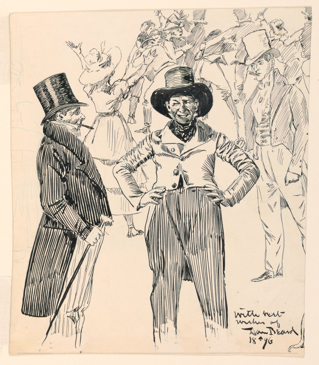 Konuşmada İki Dandies by Daniel Carter Beard