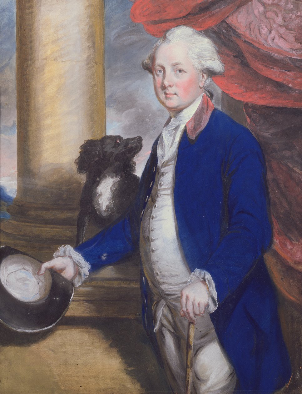 Henry (1725-1800) Lord Bridgeman (pastel) (çift için bkz. 239432) by Daniel Gardner