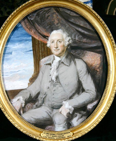 James Bucknall (1747-1806) 3. Vikont Grimston (tuval üzerine yağlı boya) (çift için bkz. 242130) by Daniel Gardner