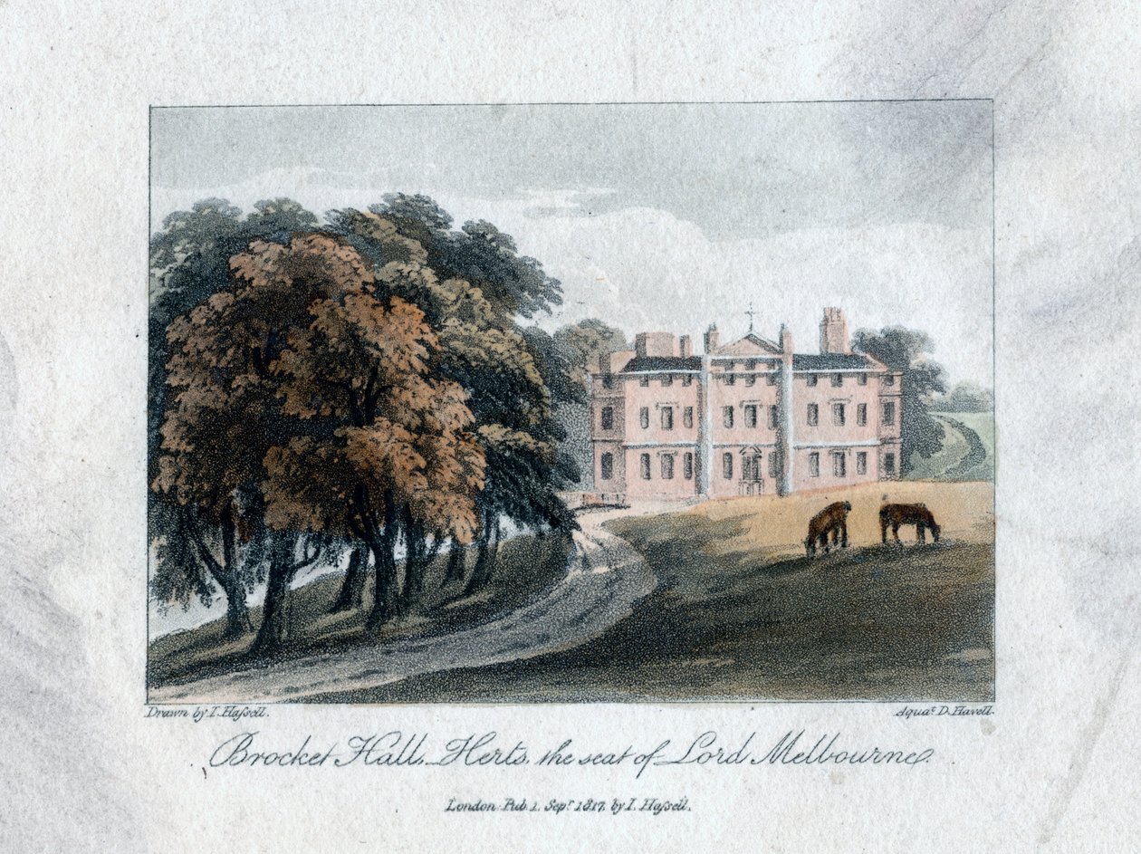 Brocket Hall, Herts, Lord Melbourne