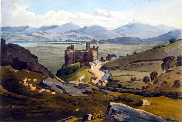 Harlech Kalesi by Daniel Havell