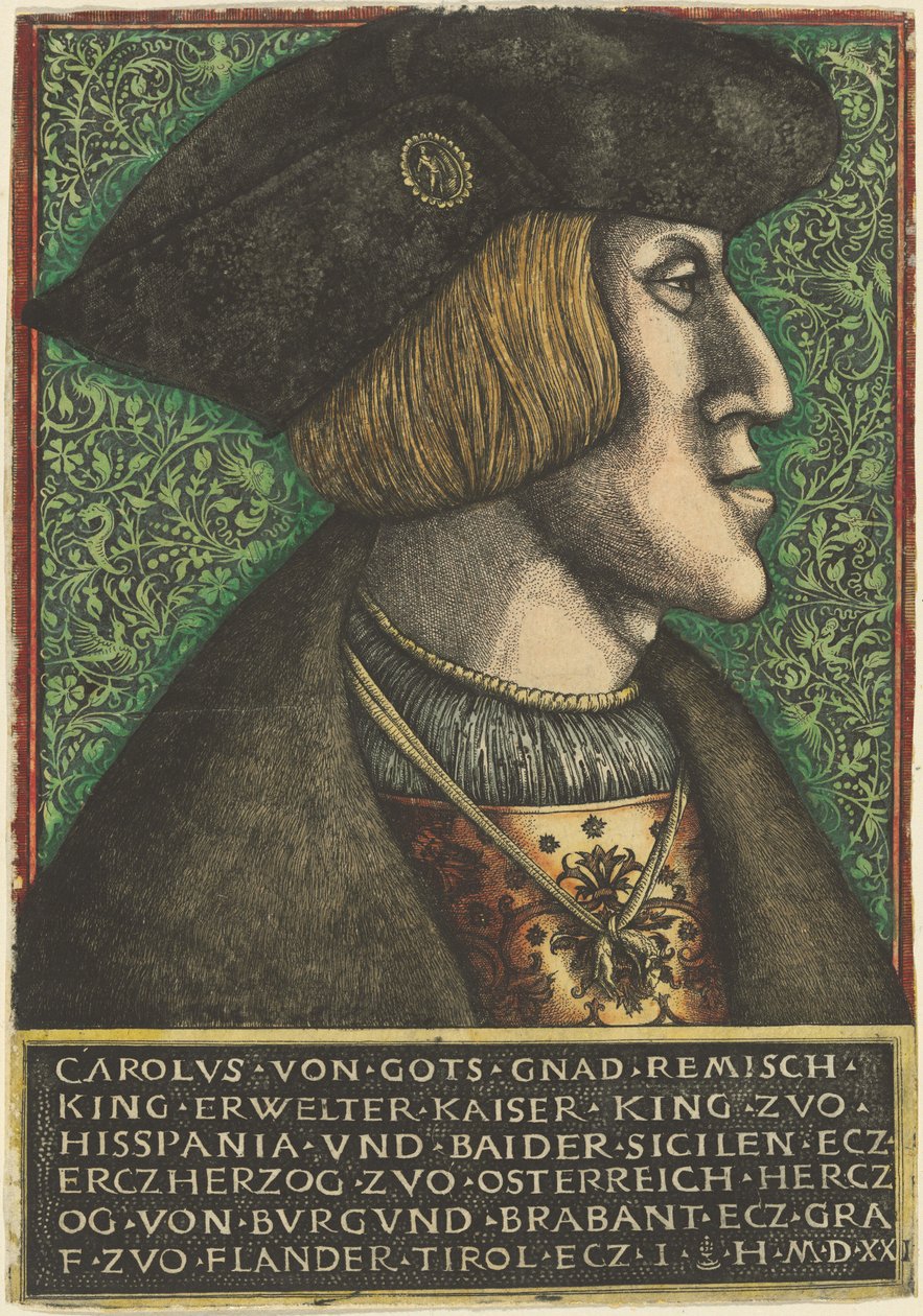 İmparator Charles V by Daniel Hopfer and Hieronymus Hopfer
