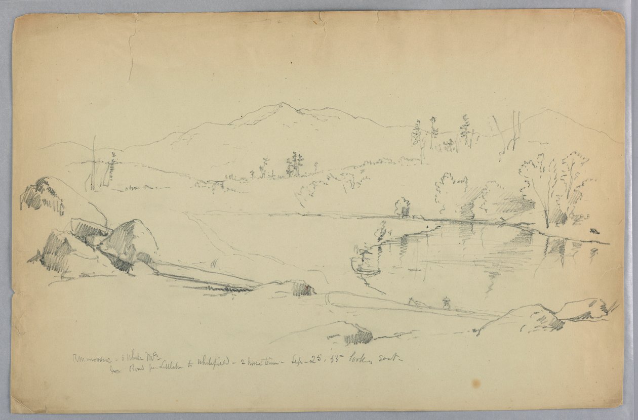 Ammonoosuc Nehri ve Beyaz Dağlar, N.H. by Daniel Huntington