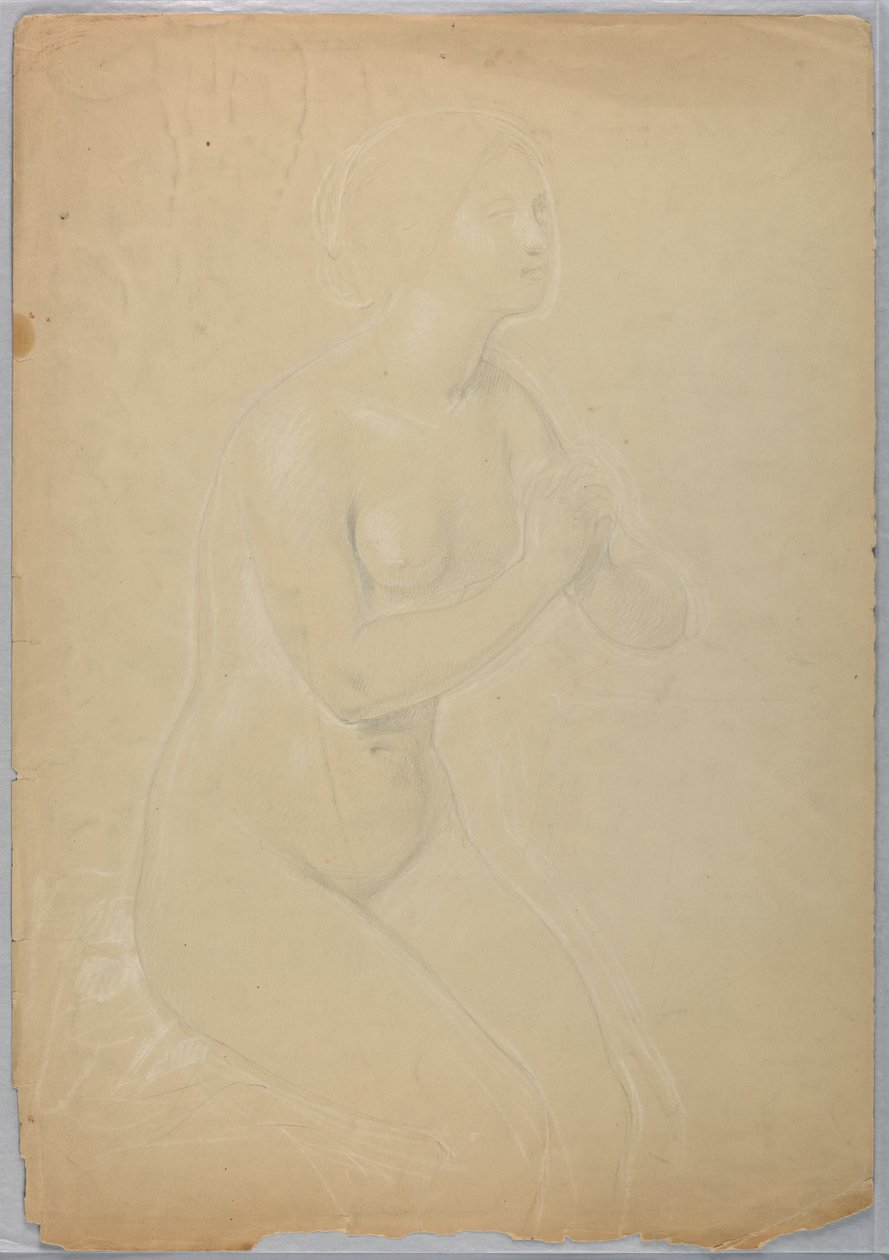 Çıplak Kadın, "A Magdalen" Çalışması by Daniel Huntington