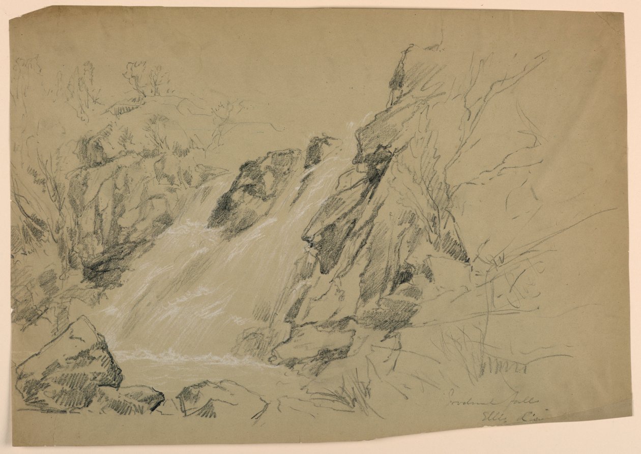 Goodrich Şelalesi, Ellis Nehri, New Hampshire by Daniel Huntington