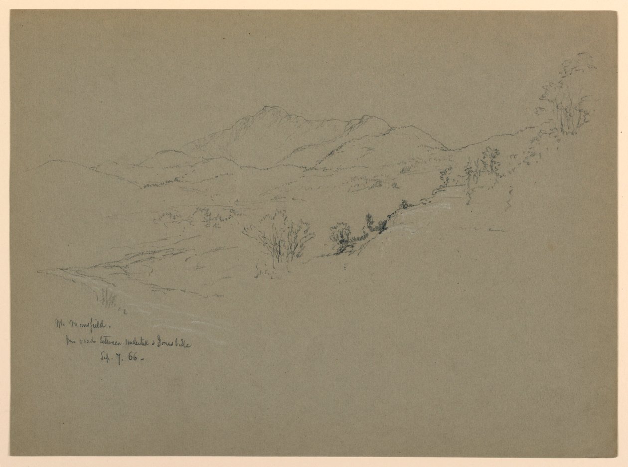 Mansfield Dağı, Vermont by Daniel Huntington