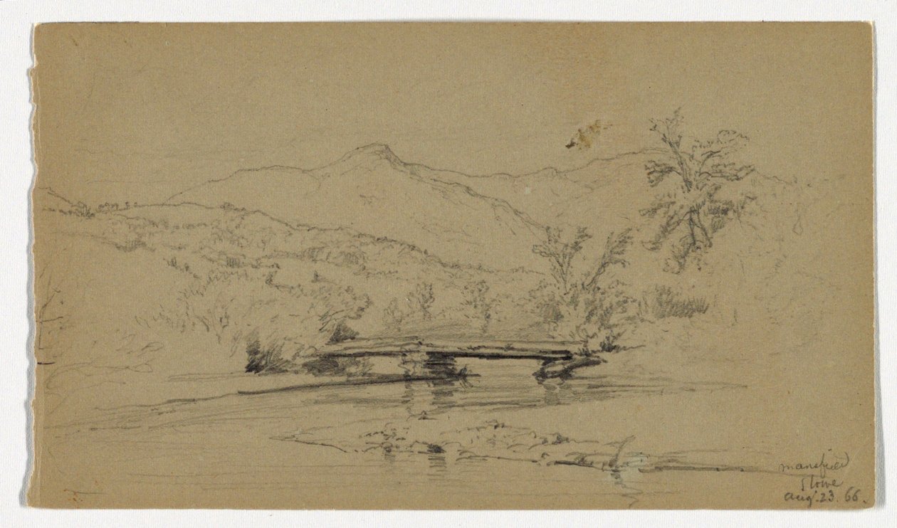 Mansfield Dağı, Stowe, Vermont by Daniel Huntington