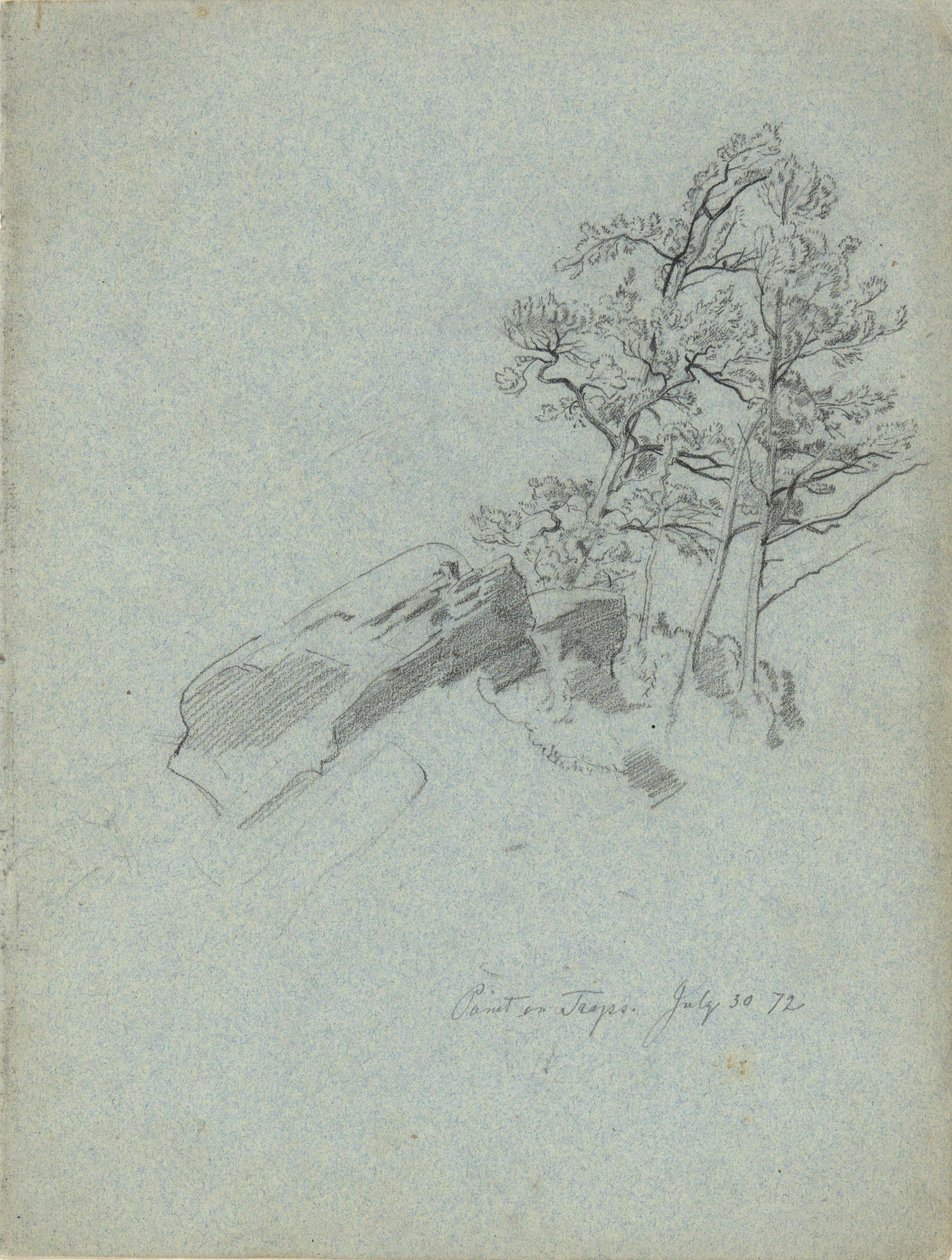 Tuzakların üzerine gelin. 30 Temmuz 72, eskiz defterinden by Daniel Huntington