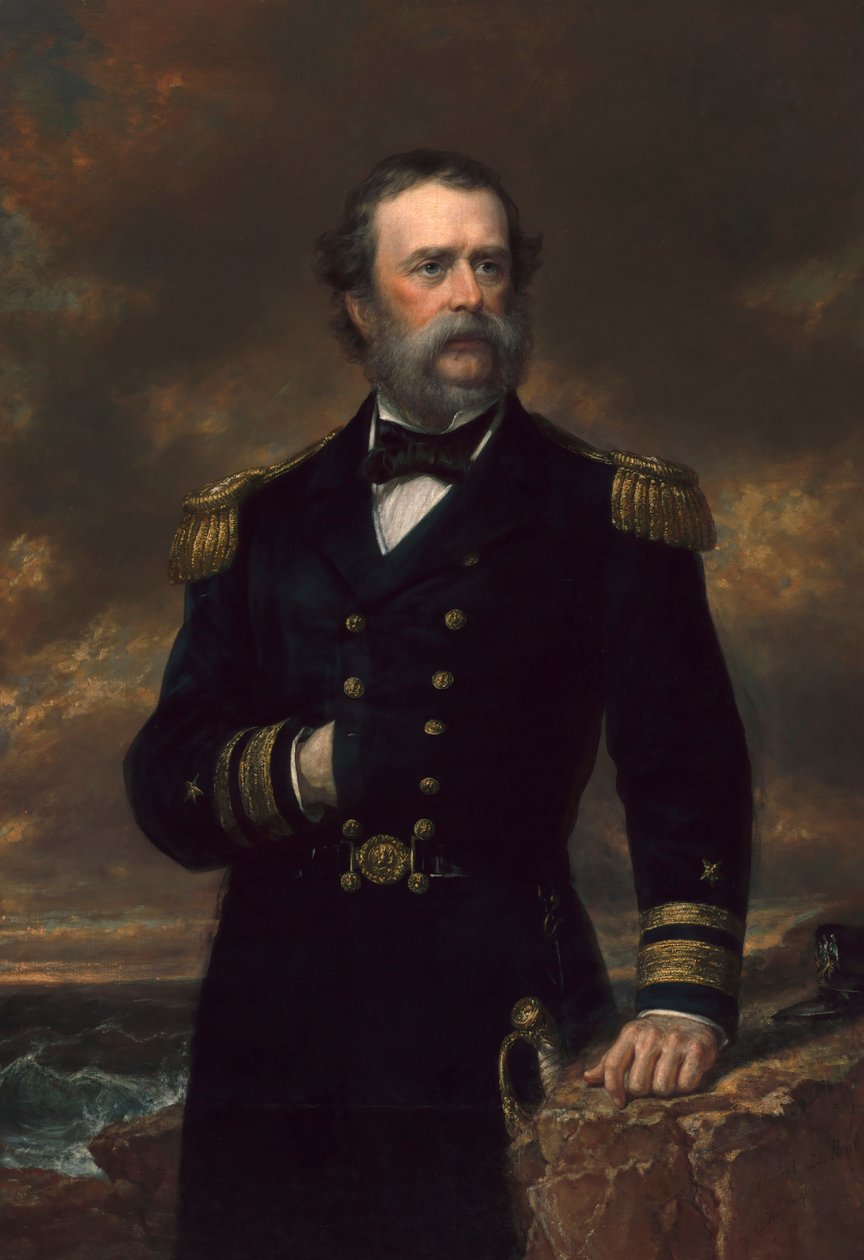 Samuel Francis Du Pont, 1867-1868. by Daniel Huntington