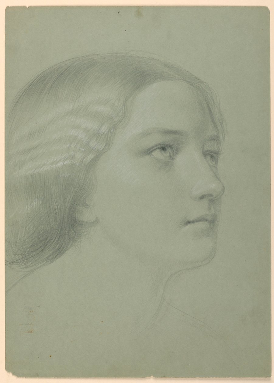 A Magdalen için Çalışma, F by Daniel Huntington