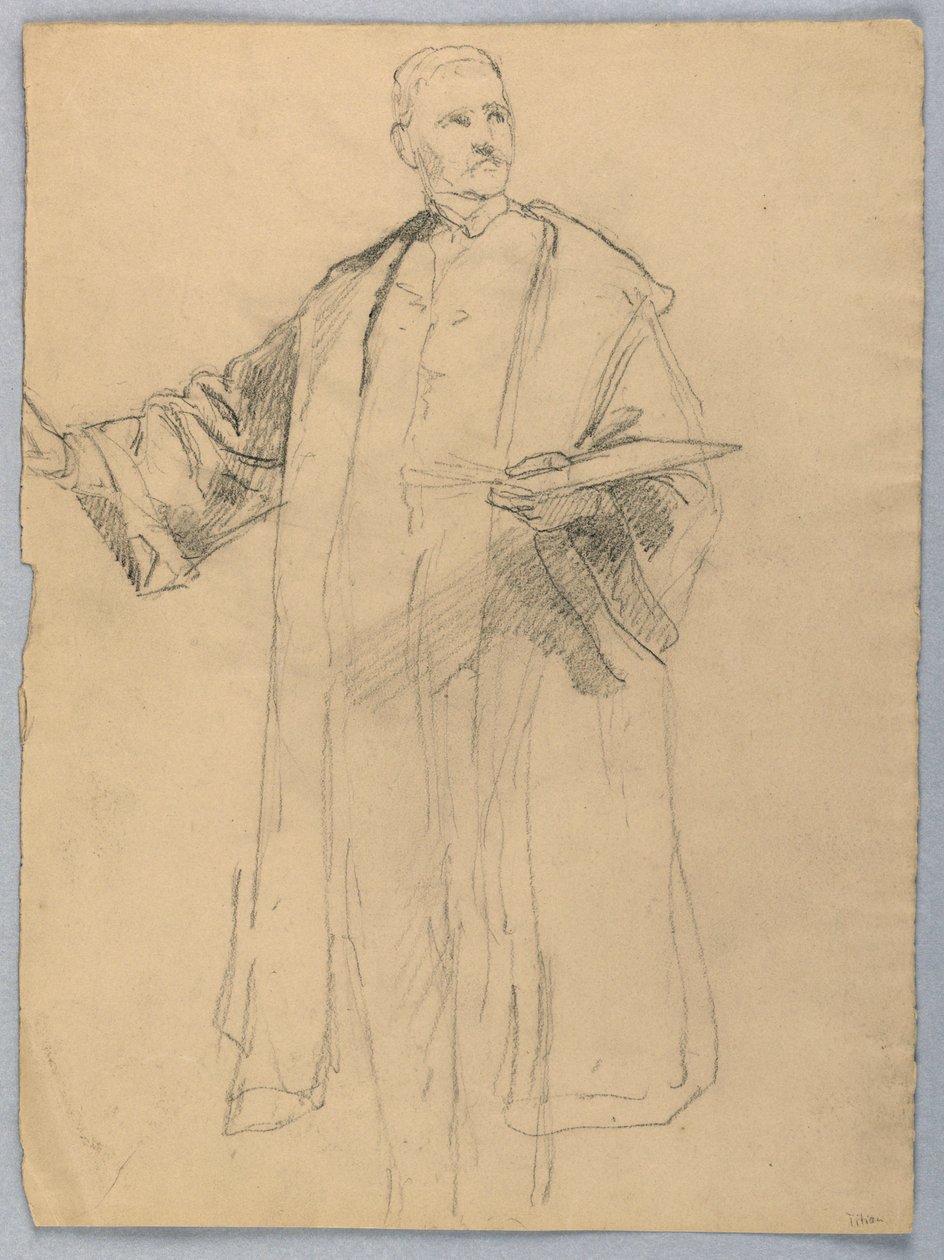 "Titian Gösterisi" için Çalışma by Daniel Huntington