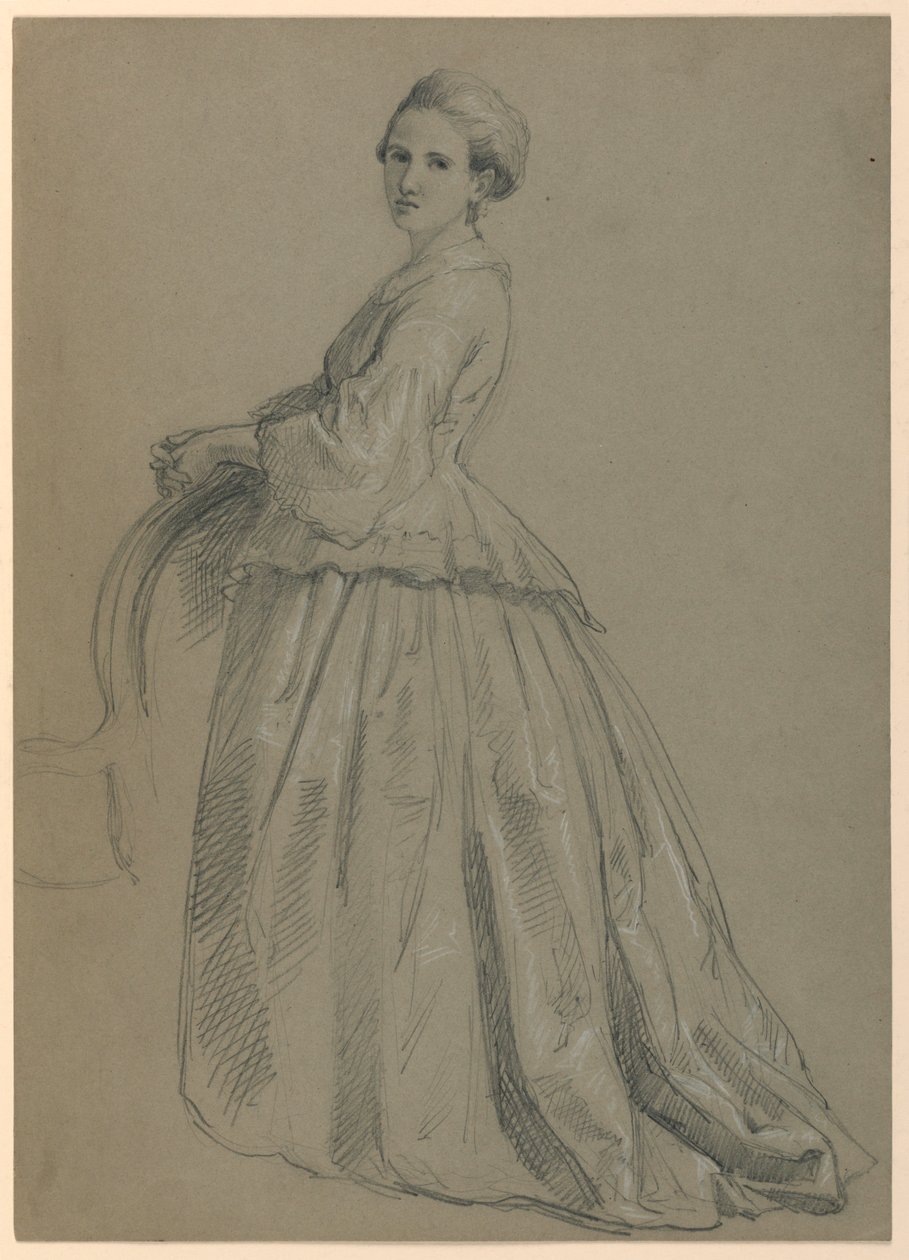 Sophia Chew'in "Cumhuriyet Mahkemesi" için Çalışması (Lady Washington'ın Resepsiyon Günü) by Daniel Huntington