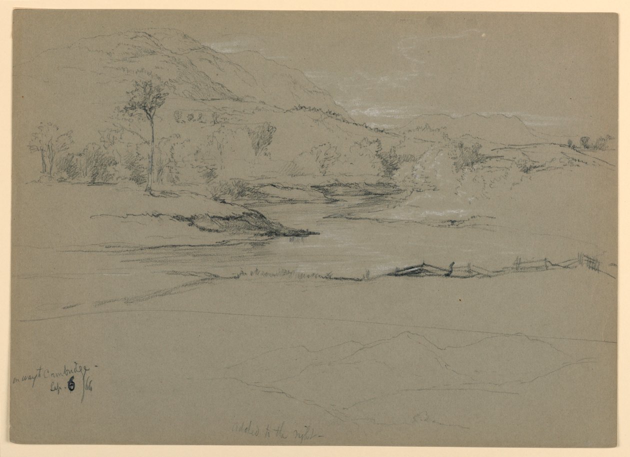 Dağların Görünümü, Cambridge Yolunda, Vermont by Daniel Huntington