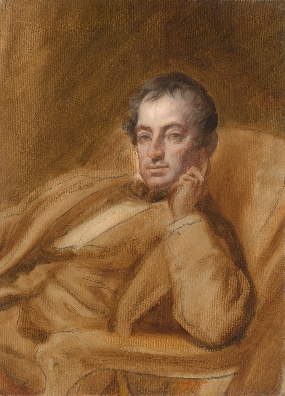 Washington Irving, c. 1840. by Daniel Huntington