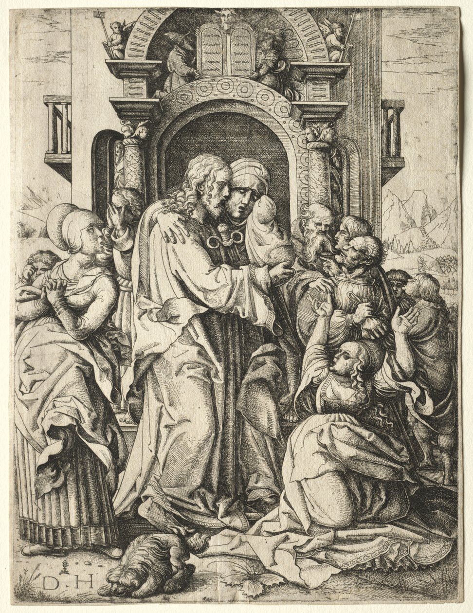 Mesih'in Annesinden Ayrılması by Daniel I Hopfer