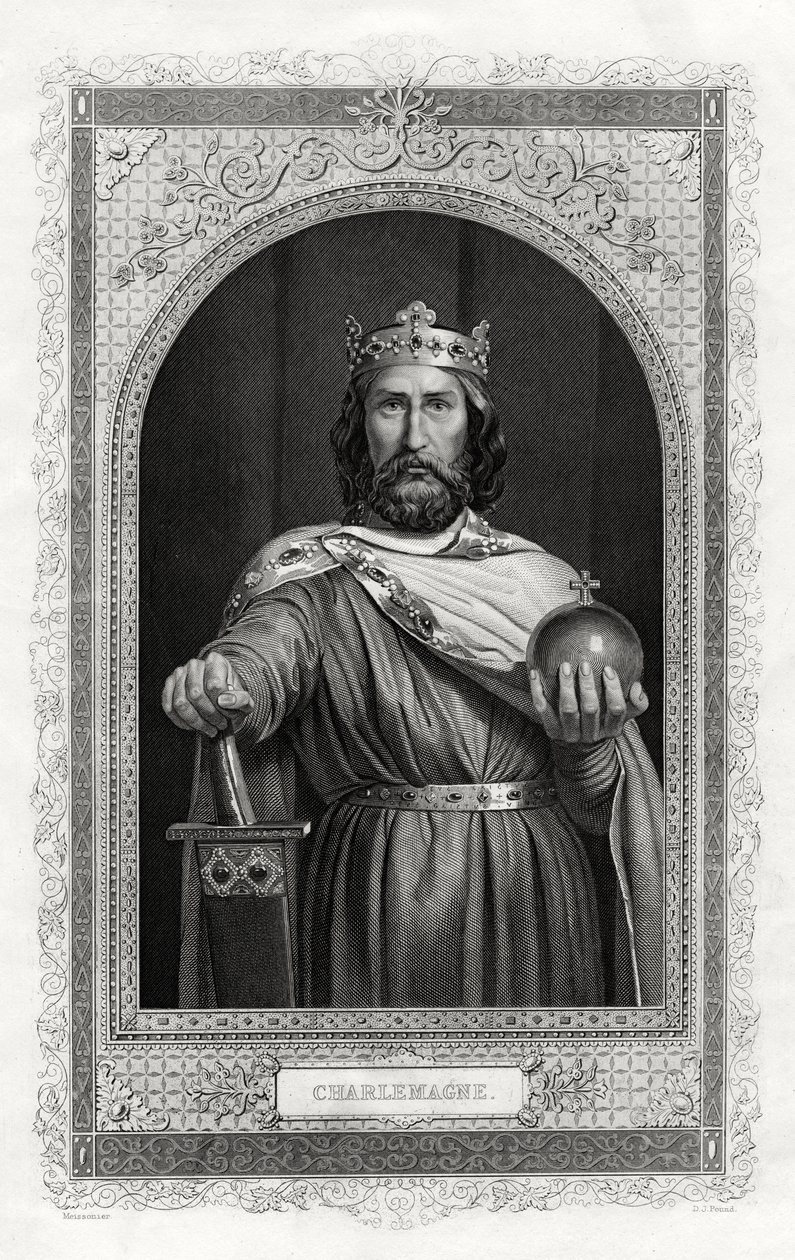 Şarlman, Frank kralı, 1875 by Daniel John Pound