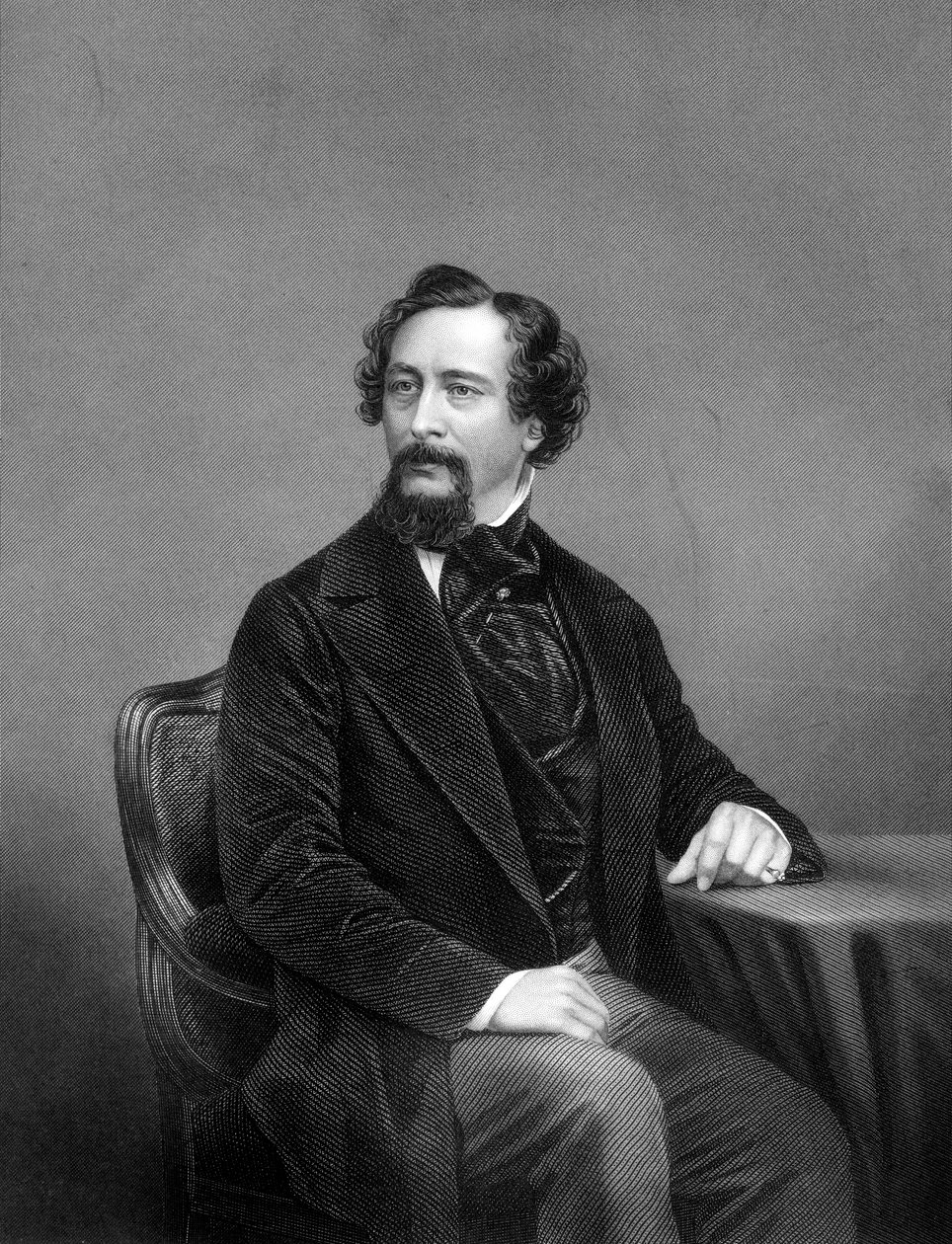 Charles Dickens, İngiliz romancı, 19. yüzyıl. by Daniel John Pound