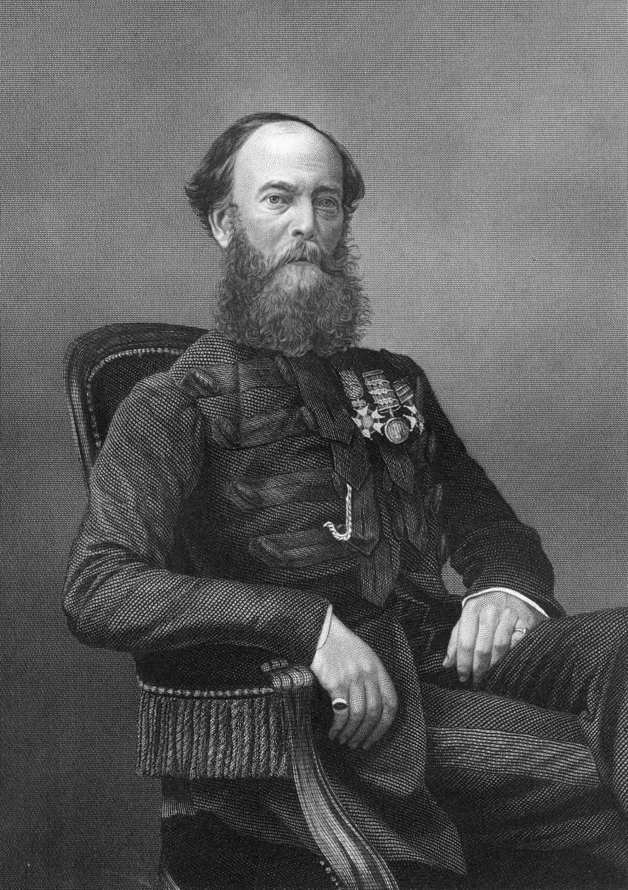 Albay Brownrigg, İngiliz askeri, 1857. by Daniel John Pound