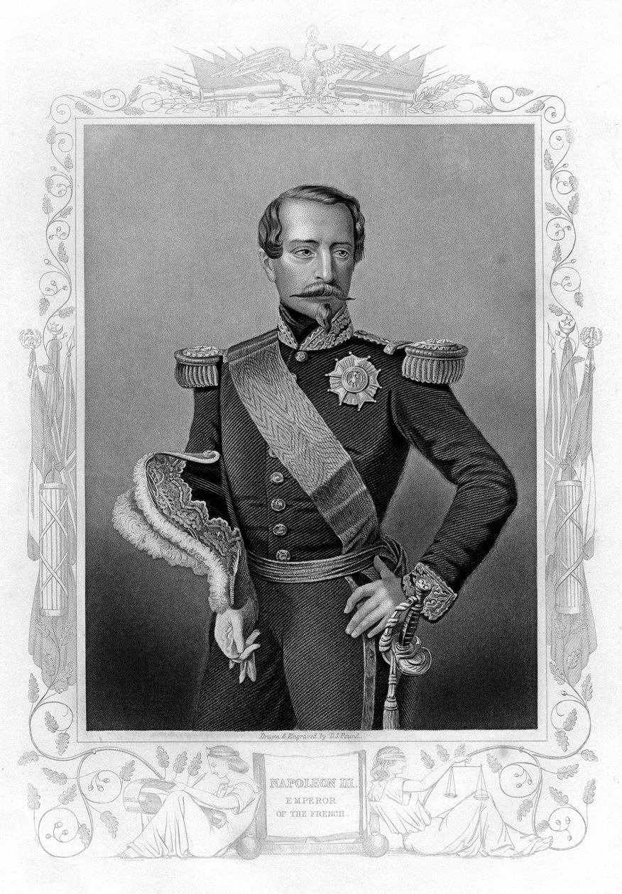 Napolyon III, Fransa İmparatoru, 19. yüzyıl. by Daniel John Pound